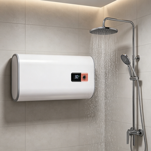 <span class=keywords><strong>Chauffe</strong></span>-<span class=keywords><strong>eau</strong></span> électrique à accumulation <span class=keywords><strong>horizontal</strong></span> 50L 80L à prix abordable, avec boîtier en plastique fin et <span class=keywords><strong>plat</strong></span>, et réservoir intérieur émaillé pour usage domestique - Product Image 3