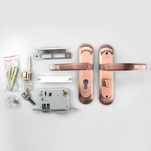 Serrure <span class=keywords><strong>de</strong></span> porte intérieure <span class=keywords><strong>de</strong></span> sécurité pour <span class=keywords><strong>maison</strong></span> en acier inoxydable 304 or rose avec cylindre et ensemble <span class=keywords><strong>de</strong></span> corps <span class=keywords><strong>de</strong></span> serrure - Product Image 4