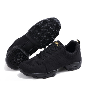 Sepatu Sneaker Dansa Pria OEM Populer, Tahan Aus, Anti Selip, Bagian Atas Berbahan Jaring, Putih, Sneaker Dansa Olahraga yang Dapat Disesuaikan - Product Image 2