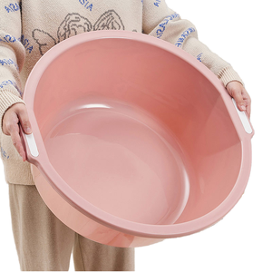 Baignoire en plastique extra large à double <span class=keywords><strong>oreille</strong></span> au design de dessin animé Baignoire à linge extra large épaissie pour lavabos de bain pour enfants - Product Image 1