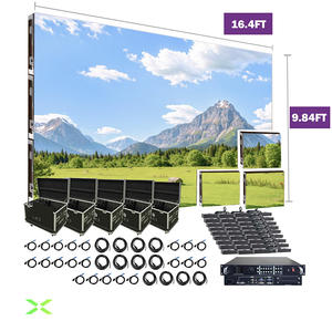 Écran LED couleur pleine résolution intérieur/extérieur, location de scène de fête, affichage HD P2.97 étanche, luminosité 4000cd, 2 ans de garantie, centre commercial - Product Image 1