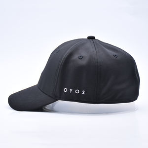 Gorra de Béisbol Negra de 6 Paneles al por Mayor, Gorra de Béisbol Deportiva con Bordado Personalizado y Parte Trasera Cerrada - Product Image 5