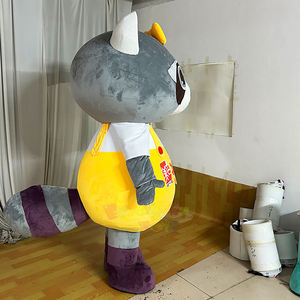 Costume de mascotte de raton laveur adulte de haute qualité, durable, confortable et parfait pour les promotions, les carnavals, les fêtes et les événements d'<span class=keywords><strong>anime</strong></span> - Product Image 3