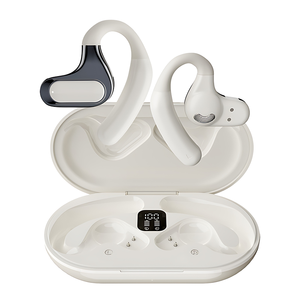 Auriculares F8 OWS de Diseño Abierto 2024, BT V5.4, Modo Dual para Música y Juegos, Cancelación de Ruido ENC, Llamadas HD, Pantalla Digital TWS, IPX7 - Product Image 1