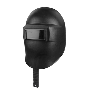 <span class=keywords><strong>Careta</strong></span> <span class=keywords><strong>de</strong></span> Soldadura Negra <span class=keywords><strong>de</strong></span> Material PP con Lente <span class=keywords><strong>de</strong></span> Vidrio Resistente al Calor, Protección Facial Completa <span class=keywords><strong>para</strong></span> Soldadura por Arco y Uso en Construcción - Product Image 1