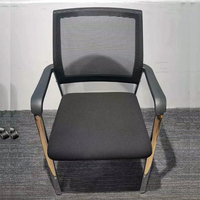 Chaises en cuir rembourré avec 4 pieds, siège empilable, pour invités, salle d'attente, bureau de visite