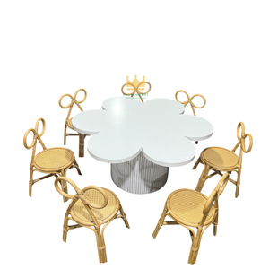 Silla Infantil de Ratán Hecha a Mano, Moderna y Duradera, Muebles Infantiles de Mimbre Natural para Decoración de Eventos, Fiestas de Cumpleaños y Hoteles - Product Image 6