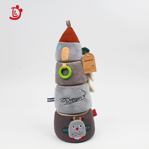 Tùy Chỉnh Biểu Tượng Nhãn Bé Đồ Chơi Sang Trọng Dễ Thương Owl Phim Hoạt Hình Hình Dạng Động Vật Xếp Chồng Câu Đố Giáo Dục Đồ Chơi Cho Trẻ Sơ Sinh - Product Image 1