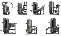 Appareil de musculation commercial pour salle de sport : Machine à rames assise à résistance sélectionnable pour l'entraînement des trapèzes et des rhomboïdes