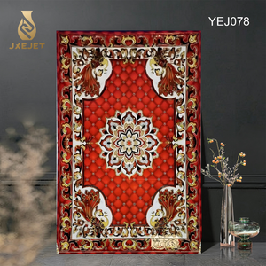 Baldosas de Porcelana Decorativas Modernas de Gran Tamaño 1200X1800mm, para Habitaciones, Vestíbulos de Hotel, Textura de Piedra Dorada Lujosa y Brillante - Product Image 3