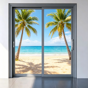 Portes coulissantes en aluminium de qualité industrielle avec verre trempé transparent pour entrepôt, zone de chargement, usage intensif - Product Image 4