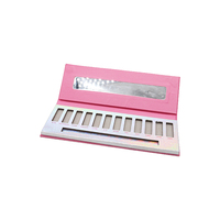 Boîte de Palette de Fards à Paupières Recyclée Personnalisée Boîte Rigide Emballage de Fards à Paupières Multicolores Utilisation Cosmétique Boîtes en Papier avec Miroir