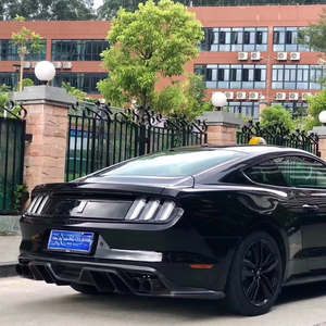 Difusor de Parachoques Trasero de Fibra de Carbono <span class=keywords><strong>Mustang</strong></span> con 4 Salidas de Escape para Ford <span class=keywords><strong>Mustang</strong></span> 2015-2018 - Product Image 2