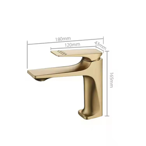 KAWAL Hot Sale Fashion Single Handle Single Lever Bathroom Faucet Hot Cold Water Mixer Tap Solid Brass Basin Faucets - Product Image 5