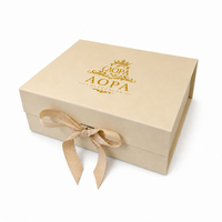 Boîte pliable magnétique de luxe en carton rigide pour cosmétiques de soins personnels, logo personnalisé 	 Emballage plat écologique