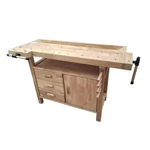 Établi <span class=keywords><strong>en</strong></span> <span class=keywords><strong>bois</strong></span> de grand étau de hêtre à vendre WB003 - Product Image 1