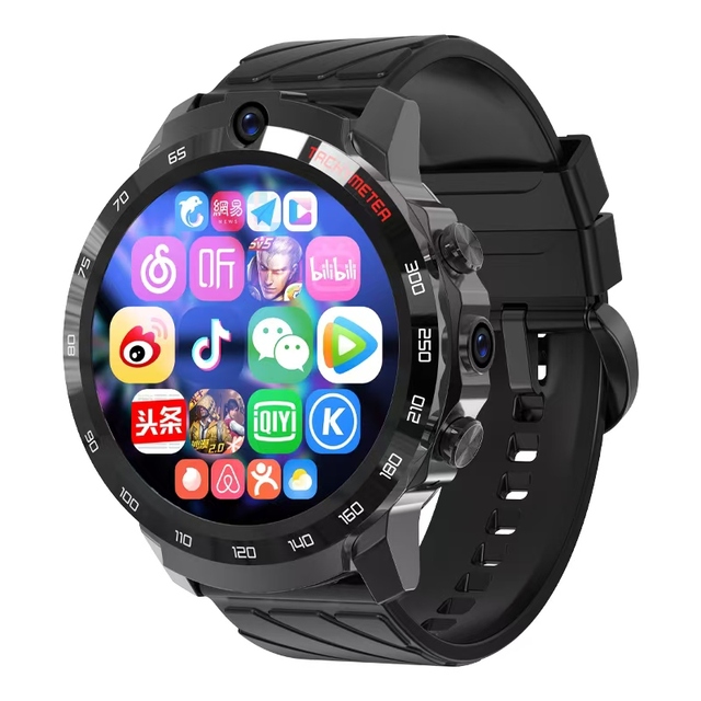 MT27 4G Full Touch Screen 1.6inch IPS Smartwatch 500 Million Pixels BT Calling GPS Wifi 4+64G Sim Card Watch Music Player
