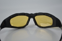 Lunettes de sport tactiques de combat pour hommes Lunettes de sécurité extérieures à monture PC pour la conduite et le tir