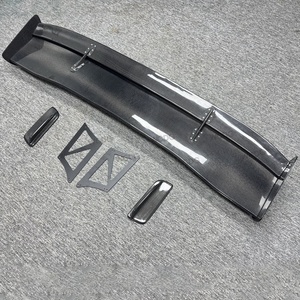 Alerón Trasero de Fibra de Carbono Estilo Volt para <span class=keywords><strong>GT86</strong></span> BMW M2 M3 M4 Benz Audi Universal, Alerón Trasero de Doble Capa para Maletero, Kit de Carrocería - Product Image 4