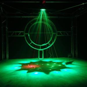 Barre Laser LED 100W 80 RGB Mixte KTV Atmosphère <span class=keywords><strong>Flash</strong></span> Stage DMX512 IP20 Contrôle de la lumière sonore pour Projection Effet clignotant pour - Product Image 5
