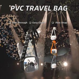 Bolsa de Hombro para Mujer con Logotipo Personalizado al por Mayor, Bolsa de Almacenamiento Impermeable para Viajes al Aire Libre, Bolsa Cruzada Portátil de PVC para la Playa - Product Image 2