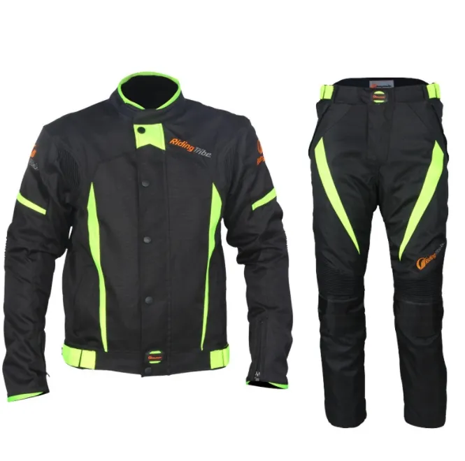 Motorcycle suit men's and women's racing suit waterproof clothing with protective gear