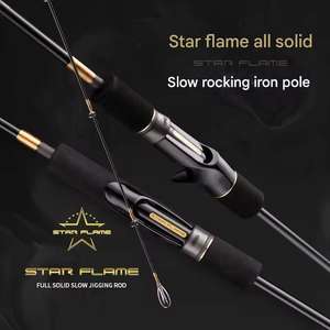 Canne à pêche Ecooda Star Flame ESFSJ en carbone solide, spinning et trolling, pour <span class=keywords><strong>la</strong></span> pêche en mer, en bateau, en rivière, en lac, en ruisseau, pour <span class=keywords><strong>la</strong></span> pêche au black-bass et au brochet - Product Image 2