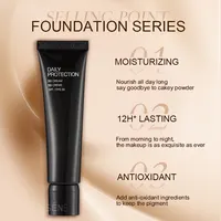 Esene F-LF84 Großhandel Handelsmarke Sunisa wasserdichte vollflächige flüssige Foundation (neu) BB-Creme für dunkle Haut Make-up-Sets