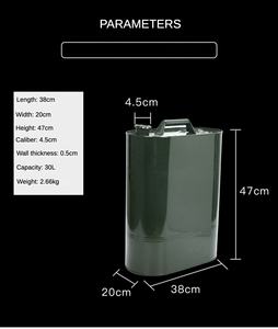 WZAUTO Jerrycan pour <span class=keywords><strong>essence</strong></span> diesel automobile <span class=keywords><strong>30</strong></span> <span class=keywords><strong>litres</strong></span> <span class=keywords><strong>30</strong></span> <span class=keywords><strong>litres</strong></span> <span class=keywords><strong>bidon</strong></span> <span class=keywords><strong>d</strong></span>'<span class=keywords><strong>essence</strong></span> portable Jerrycan en acier - Product Image 6