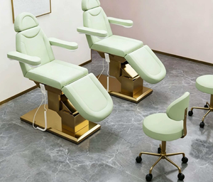 Salon Furniture Gold Luxury Cosmetic <b>Bed</b> Beauty Salon Pink Electric Facial <b>Bed</b> - Product Image 1