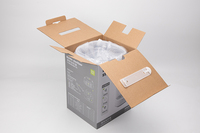 Stérilisateur de biberons OEM/ODM à vapeur sans BPA, 5 biberons, double couche, grande capacité, désinfection multifonctionnelle pour la maison