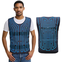 Gilet rafraîchissant d'été 2024, nouveau modèle à circulation d'eau, pour le travail, rafraîchissant et isolant, gilet de refroidissement à eau