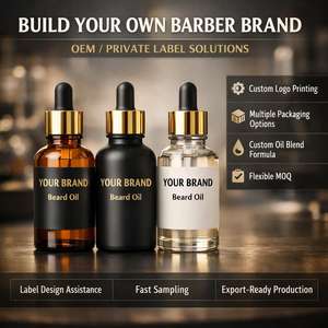 Aceite para Barba de Marca Privada OEM, Fabricante de Productos para el Cuidado de la Barba, Suavizante e Hidratante, Aceite para el Cuidado Masculino, Suero Profesional para Barberos - Product Image 3