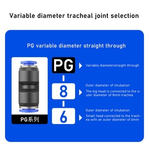 Conector de Tubo Reductor de Tamaño de un Toque HOFUJNG, Conexiones Neumáticas de Empuje PG, Directo de Fábrica, Rojo, Nuevo - Product Image 4
