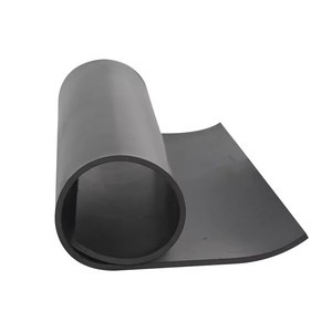 Rubber Sheet Black 1M 1.2M 1.5M 2M Wide Anti Slip Shock Absorption Custom Cut Flooring Mat - Product Image 2