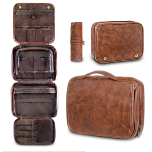 Organizador colgante de nailon desmontable plegable grande multifuncional, neceser con logotipo personalizado para hombres - Product Image 2