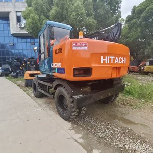 Envío Rápido, Excavadora Usada Hitachi EX100W con Ruedas para Movimiento de Tierras en Venta, Excavadora Usada Original de Japón para Construcción - Product Image 4