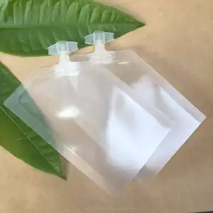 2ml 3ml 5ml 10ml 15ml Spout Bag For Liquid Mini Plastic Pouch Sample Packaging Bag With Skin Care Products Trial