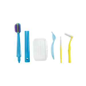 Customizable Plastic Dental <b>Cleaning</b> Care Kits Portable Travel <b>Teeth</b> Set Detachable Toothbrush Interdental Brush Storage Case - Product Image 6