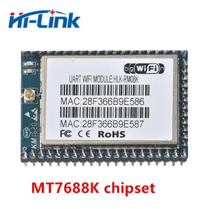 GPIO 이더넷 와이파이 모듈 MT7688K 칩셋 무선 라우터 모듈 스마트 홈 제어 IOT 시스템 HLK-RM08K