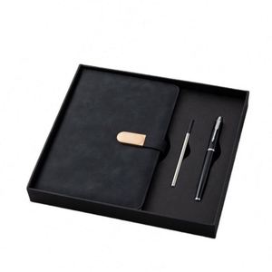 Custom PU Leather A5 <b>Journal</b> Notebook Gift Set Wholesale Promotional Business Writing Book Pen Set Corporate <b>Journal</b> for Gift - Product Image 3