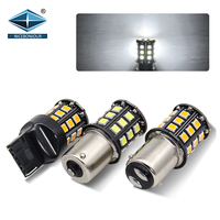 Système d'éclairage automatique, ampoules LED de freinage de voiture, feux clignotant, P21w BA15D 2835, ampoule LED, offre spéciale, T20 T25 BA15S Ba15d 1156