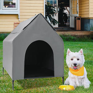 Mit einem luxuriösen erhöhten hundebett starkes und haltbares haustierhaus einfaches zusammenbauen haustierbett für ihr haustier - Product Image 3