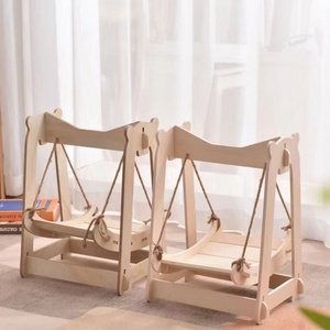 Hamaca de Madera para Gatos, Columpio para Mascotas, Cama para Gatos, Madera Maciza, Modelo Colgante Extraíble, Meng <span class=keywords><strong>Academy</strong></span>-001 - Product Image 4