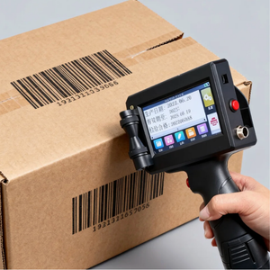 เครื่องพิมพ์อิงค์เจ็ทแบบใช้ความร้อนมือถือขนาด25.4มม. หัวพิมพ์ใหญ่เข้ารหัสหลายบรรทัดสำหรับบรรจุภัณฑ์วัสดุหลากหลาย - Product Image 1