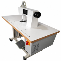 Machine à coudre à ultrasons à ondes radiales 20 kHz pour le soudage de tissus non tissés, la thermoscellage de vêtements et l'embossage des bords