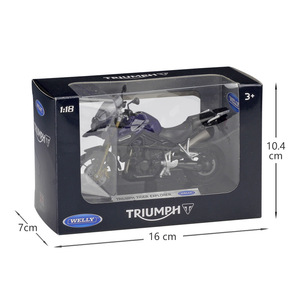 Welly-modelo <span class=keywords><strong>Tiger</strong></span> <span class=keywords><strong>Explorer</strong></span> a escala 1/18 para motocicleta, modelo de aleación fundida, Vintage - Product Image 5
