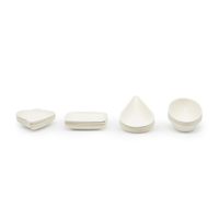 Mini-assiettes jetables 100 % biodégradables et compostables en bagasse de canne à sucre, écologiques, pour apéritifs et cuillères de dégustation, pour fêtes