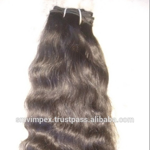 Cheveux bruts indiens à cuticule alignée. Vente en gros en usine en Inde 100% extensions de cheveux indiens vierges - Product Image 2