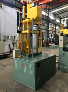 Presse hydraulique automatique Yongheng Y28-75 tonnes à 4 piliers pour le tirage profond de bols en acier inoxydable Y28-75 Chin - Product Image 2